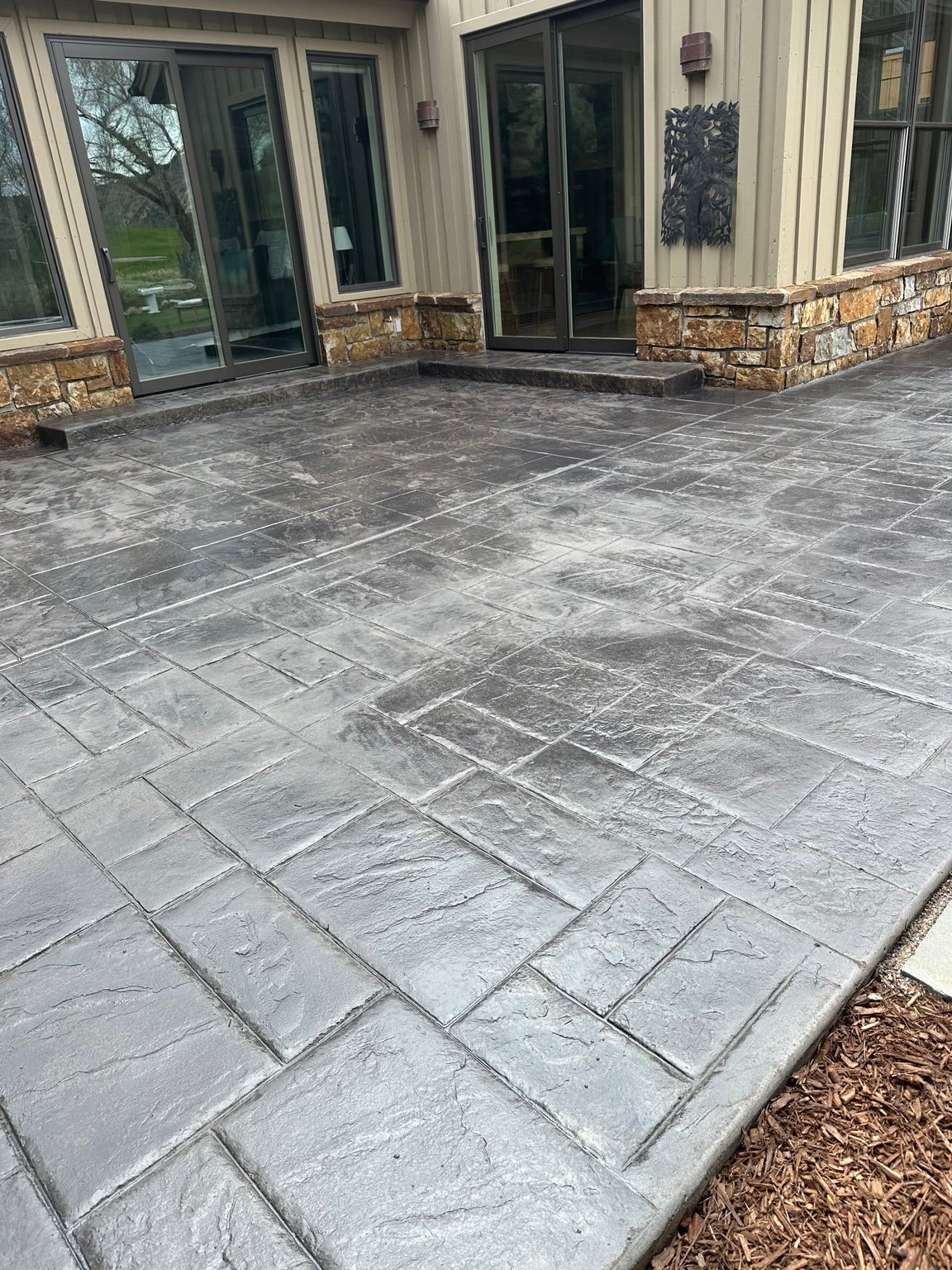 Tinted sealers driveway